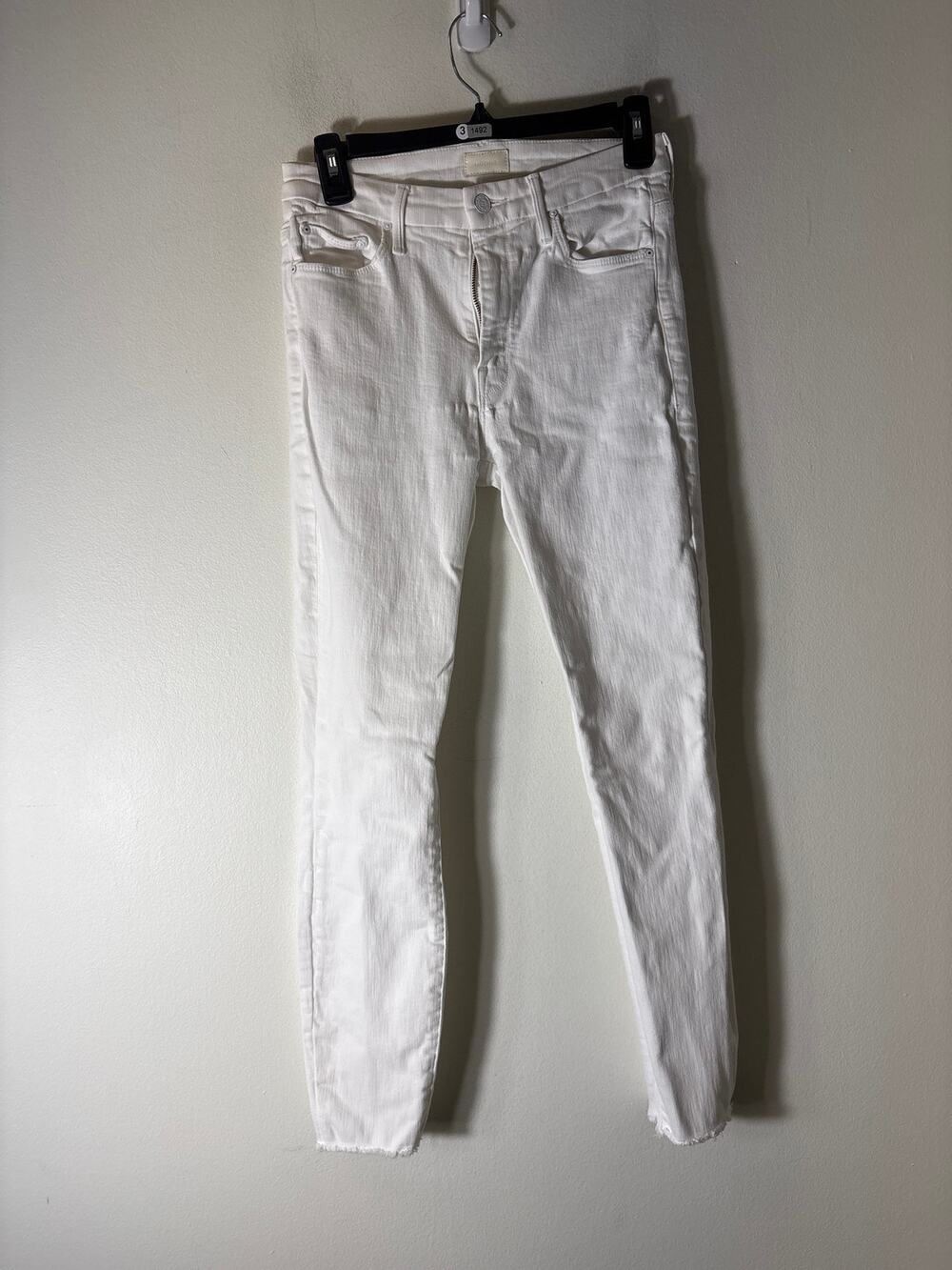 Mother High Waisted Looker Ankle Fray Jeans Sz 26